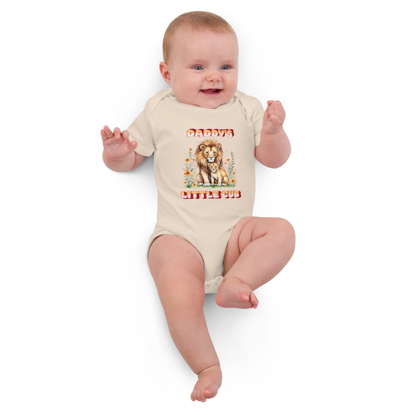 Daddy's little cub babygrow