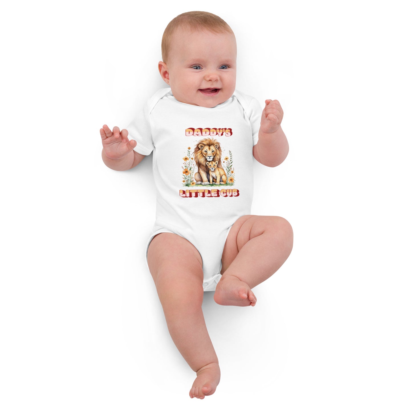 Daddy's little cub babygrow